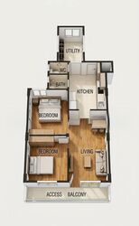 Blk 205 Toa Payoh North (Toa Payoh), HDB 3 Rooms #571817461